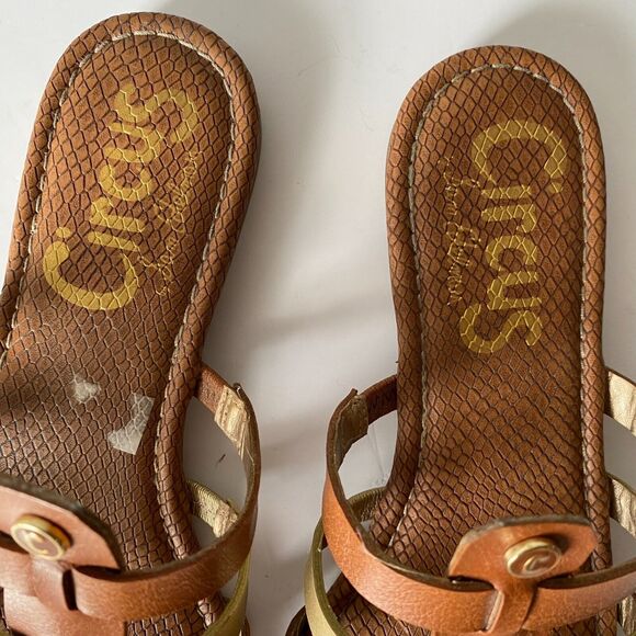 Circus by Sam Edelman Sandals Size 8 Brown Golden - Picture 6 of 7